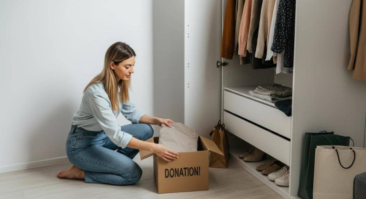 ilustrasi rutinitas decluttering