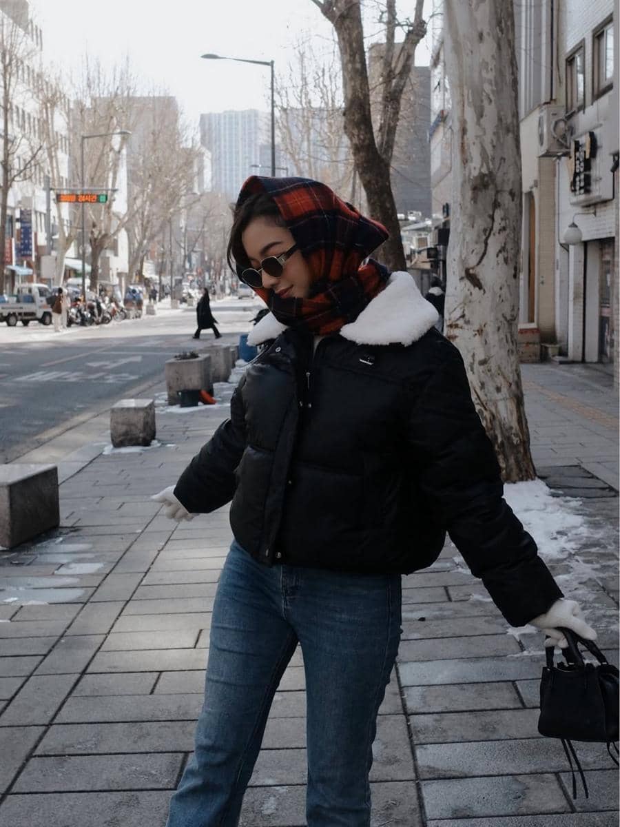 Glenca Chysara jalan-jalan di Seoul