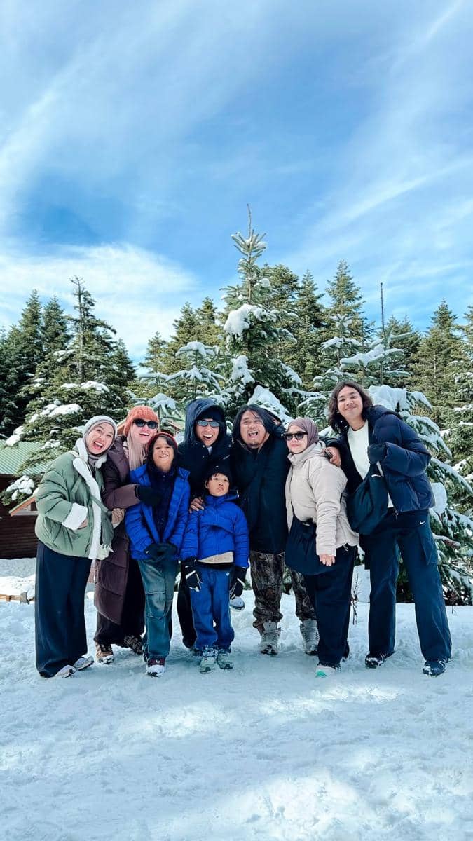 Keluarga Praz Teguh liburan ke Turki.