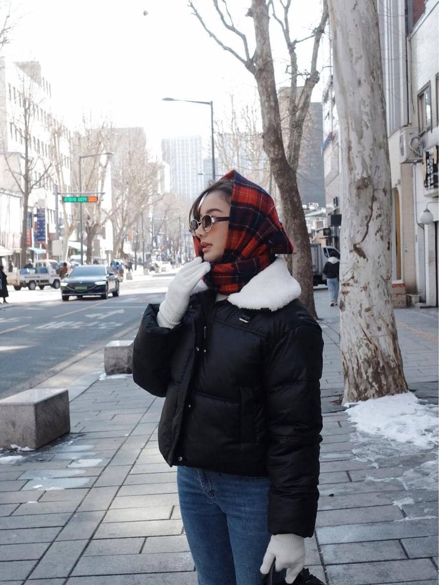 Glenca Chysara jalan-jalan di Seoul