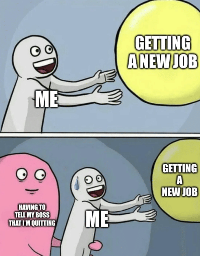 meme hal bikin stres dari berhenti kerja