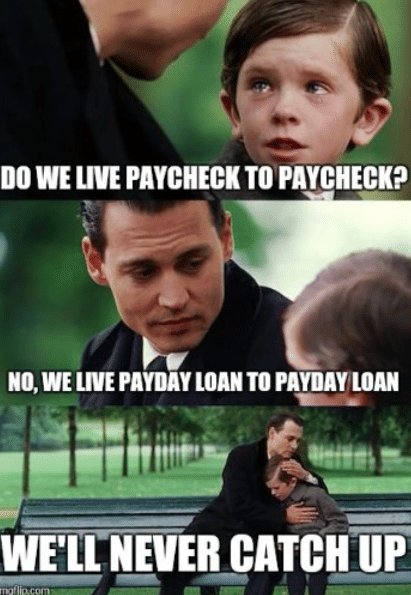 meme hidup pas-pasan