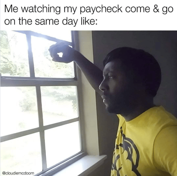 meme hidup pas-pasan