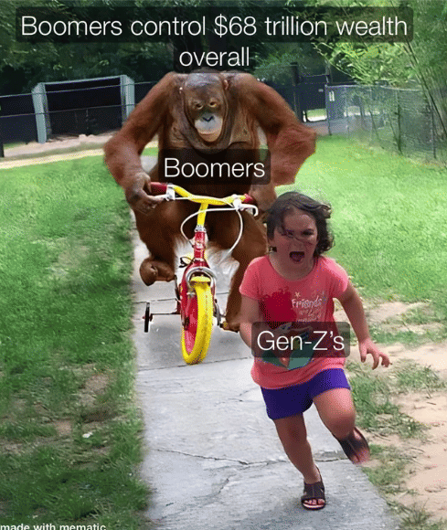 meme Gen Z vs Boomers 