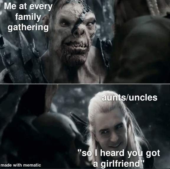 meme paman saat acara kumpul keluarga