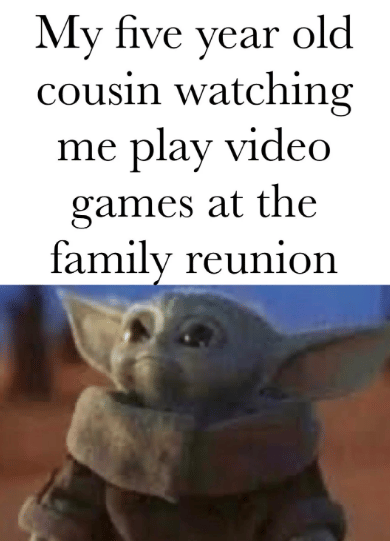 meme anak pas acara keluarga