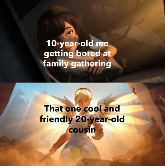 meme anak pas acara keluarga