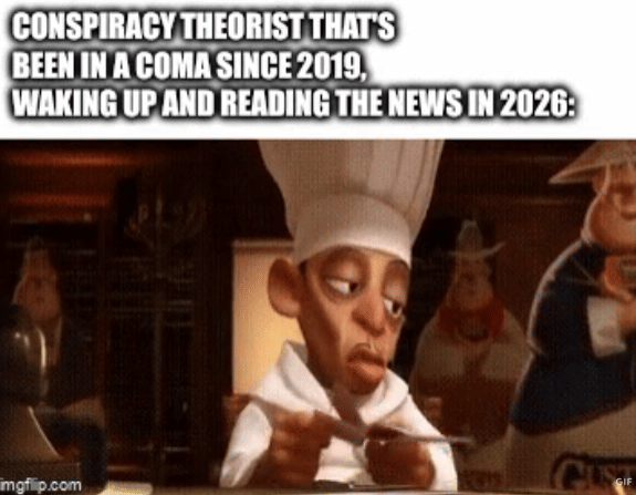 meme teori konspirasi 