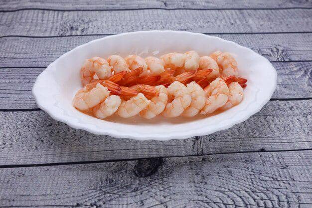 Ilustrasi udang rebus