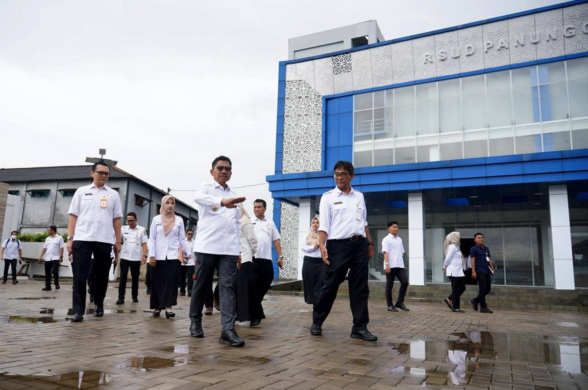 Peninjauan pembangunan RSUD Panunggangan Barat