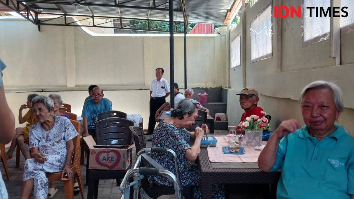 Suasana Panti Wreda Damai Manado di tempat yang baru. IDNTimes/Savi