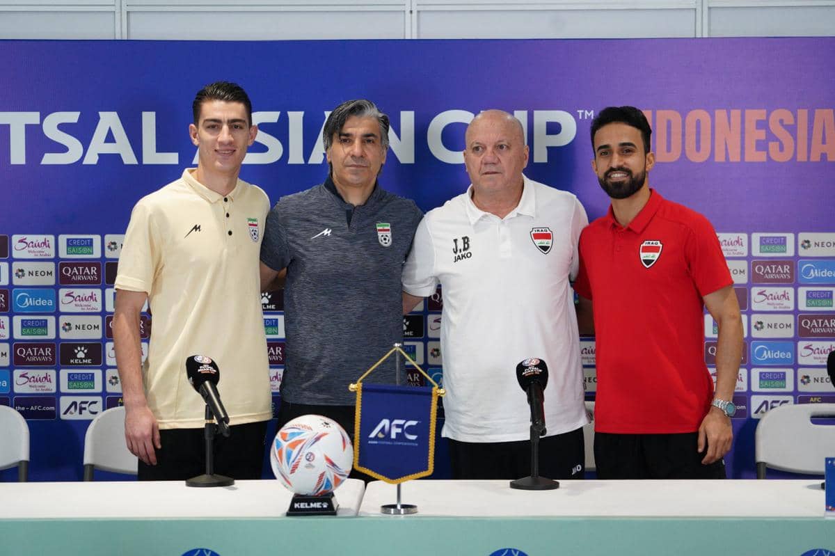 Jumpa pers jelang Iran vs Irak di semifinal Piala Asia 2026 Futsal.
