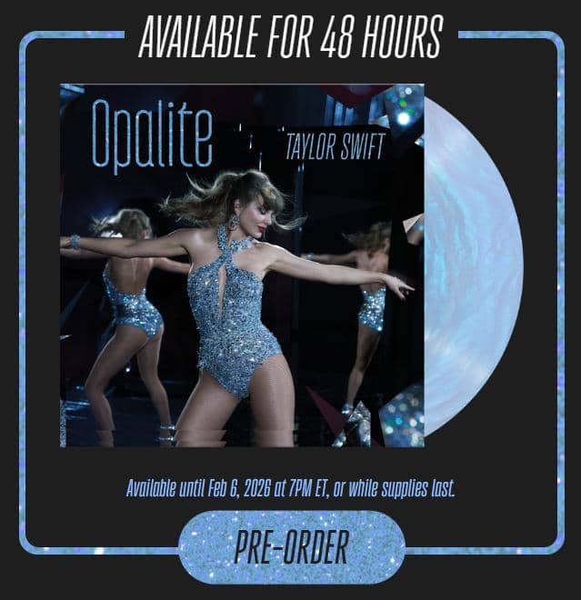 Taylor Swift bakal rilis MV Opalite