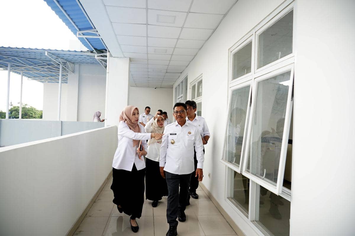 Peninjauan pembangunan RSUD Panunggangan Barat