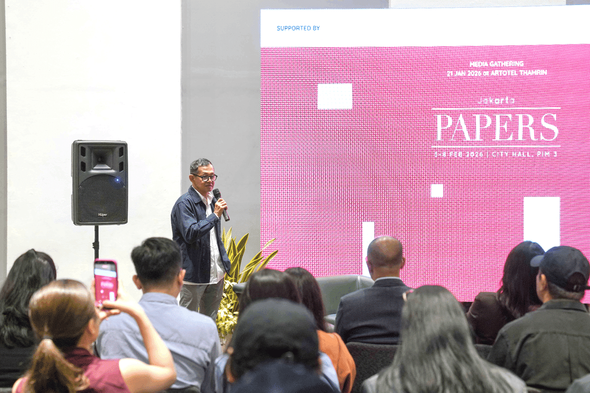 Media Gathering Jakarta Art Papers yang digelar di ARTOTEL Thamrin, Rabu (21/1/2026) 