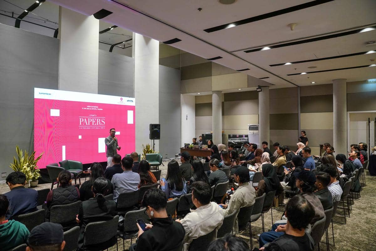 Media Gathering Jakarta Art Papers yang digelar di ARTOTEL Thamrin, Rabu (21/1/2026)