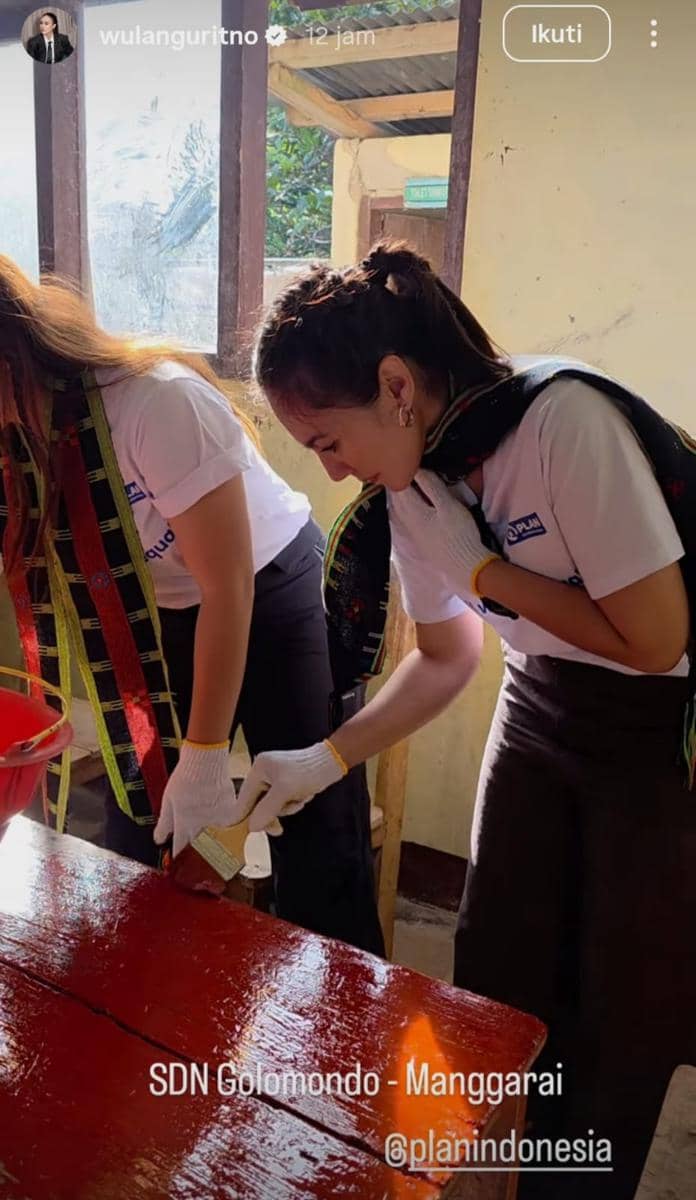 Wulan Guritno di NTT.