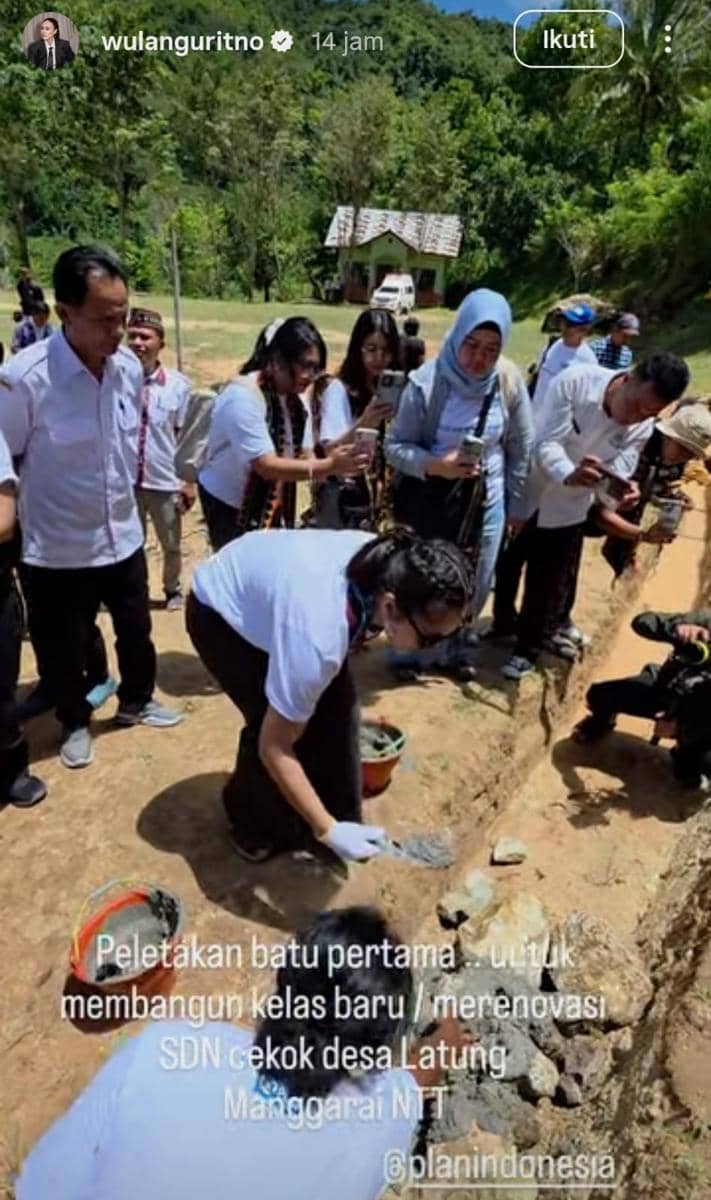 Wulan Guritno di NTT.