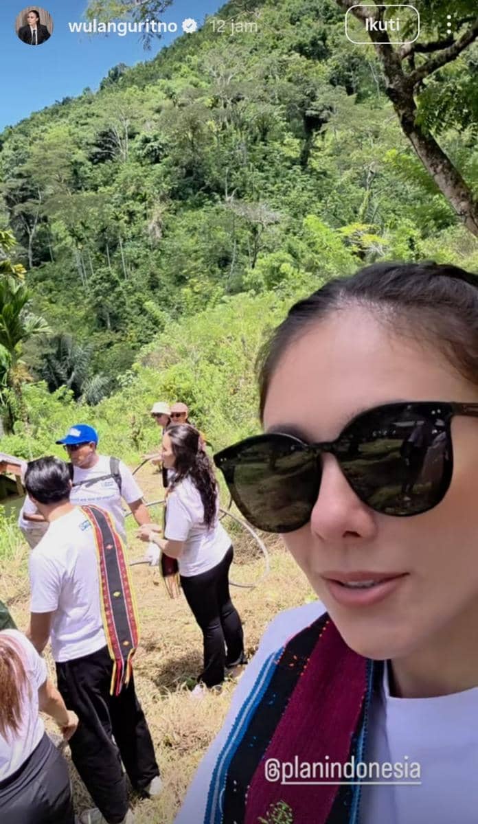 Wulan Guritno di NTT.