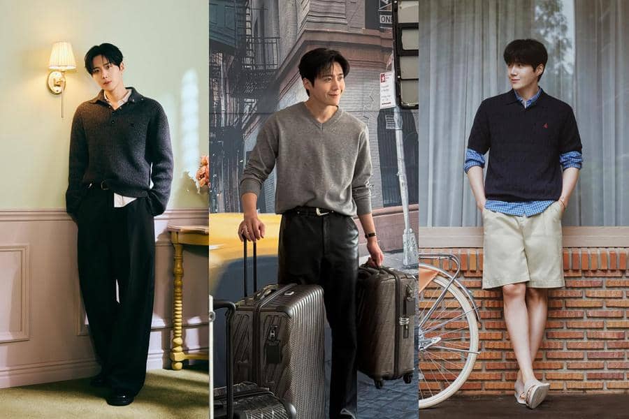 ide padu padan sweater ala Kim Seon Ho