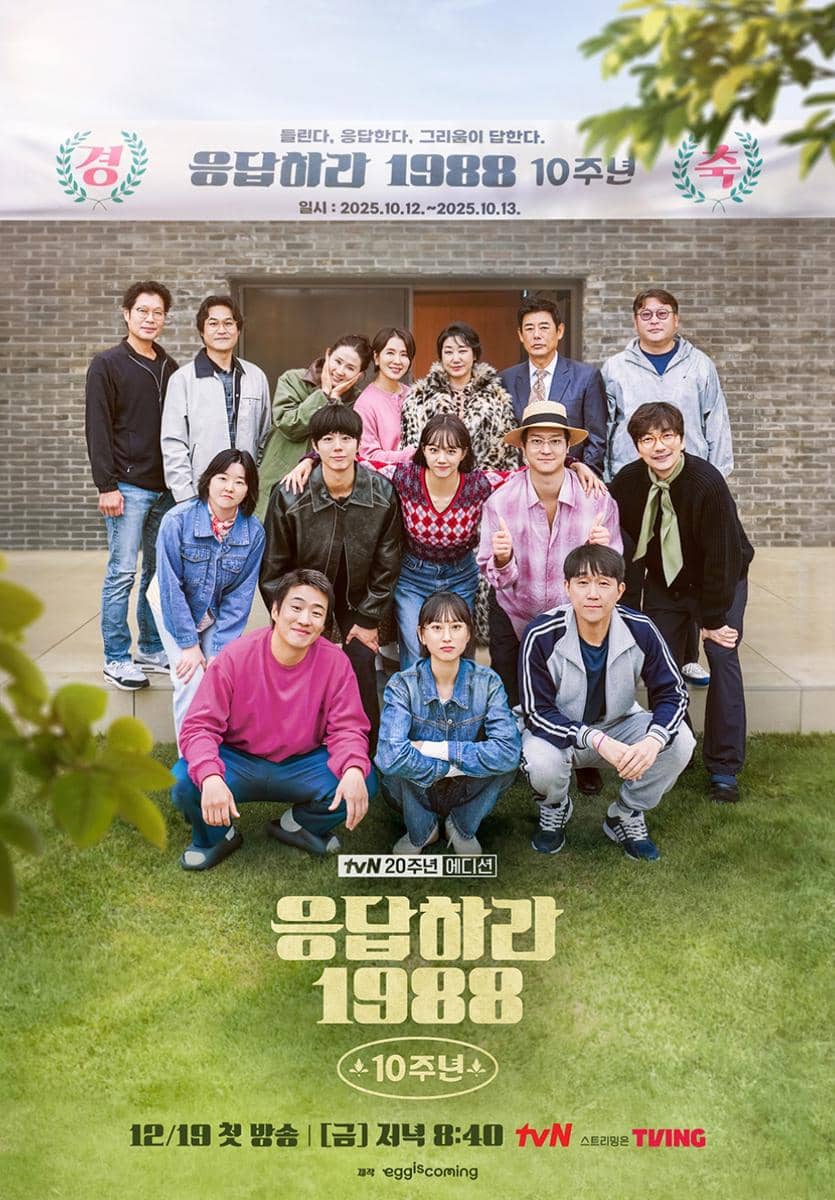poster variety show Reply 1988 10th Anniversary