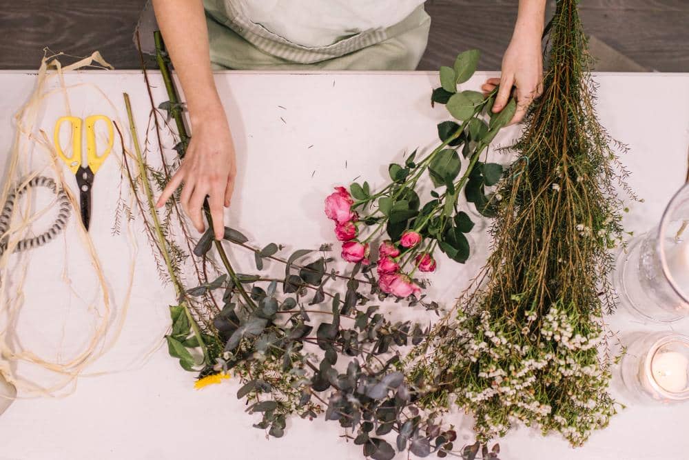 ilustrasi berbagai macam bunga