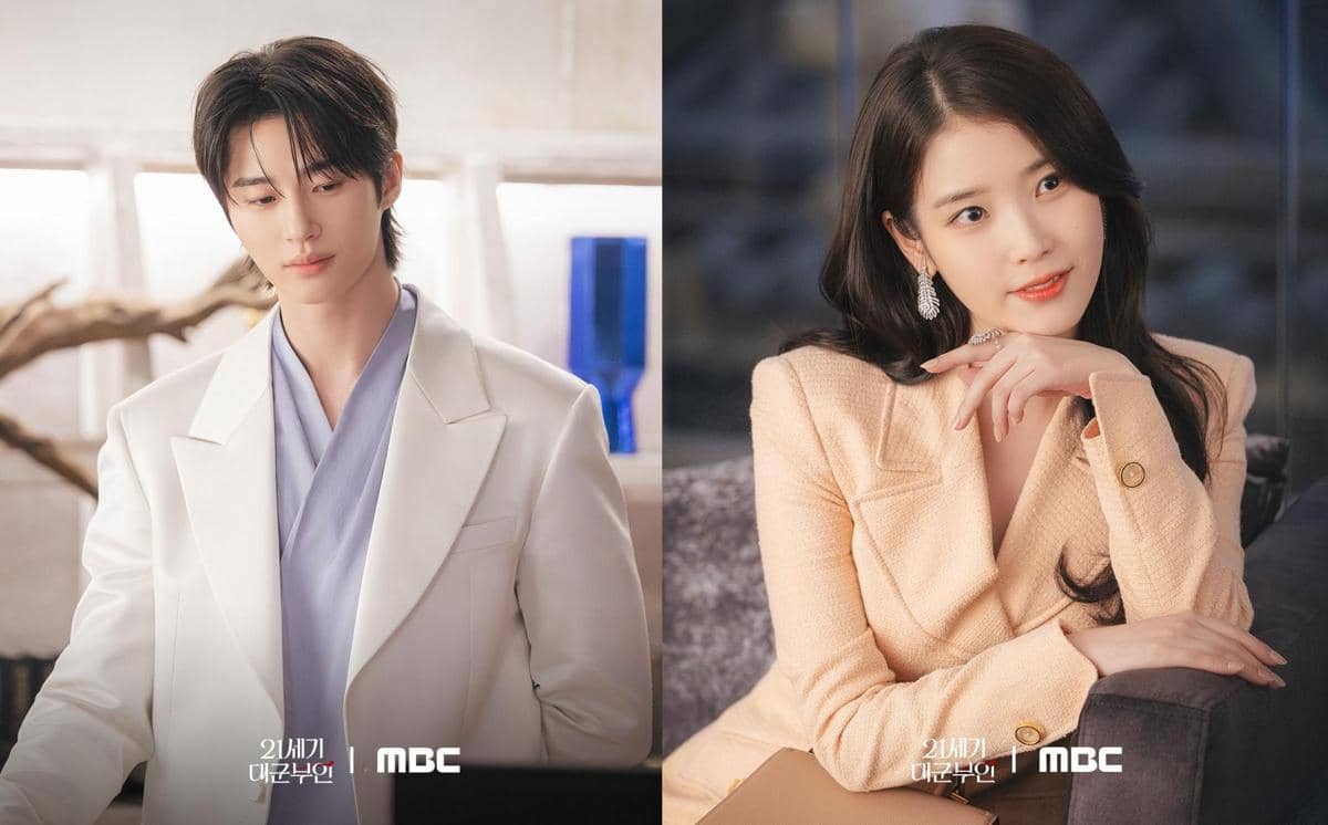 Byeon Woo Seok dan IU di drama Perfect Crown