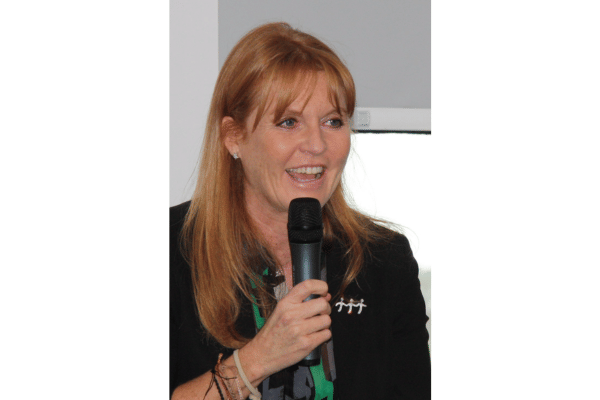 Sarah Ferguson di Leeds tahun 2008