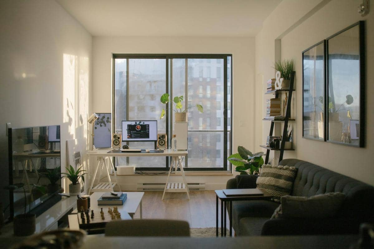 ilustrasi interior home office