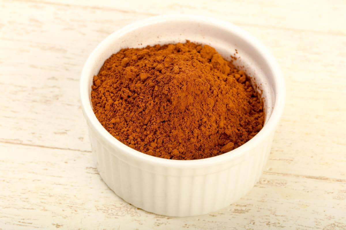 ilustrasi bubuk kakao berkualitas