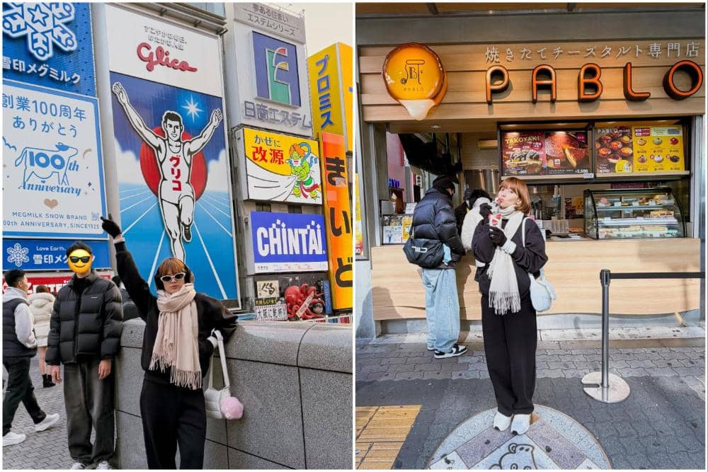 Chika Jessica jalan-jalan di Dotonburi