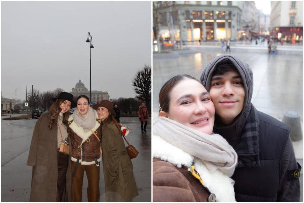 Luna Maya jalan-jalan di Vienna sebelum hyrox
