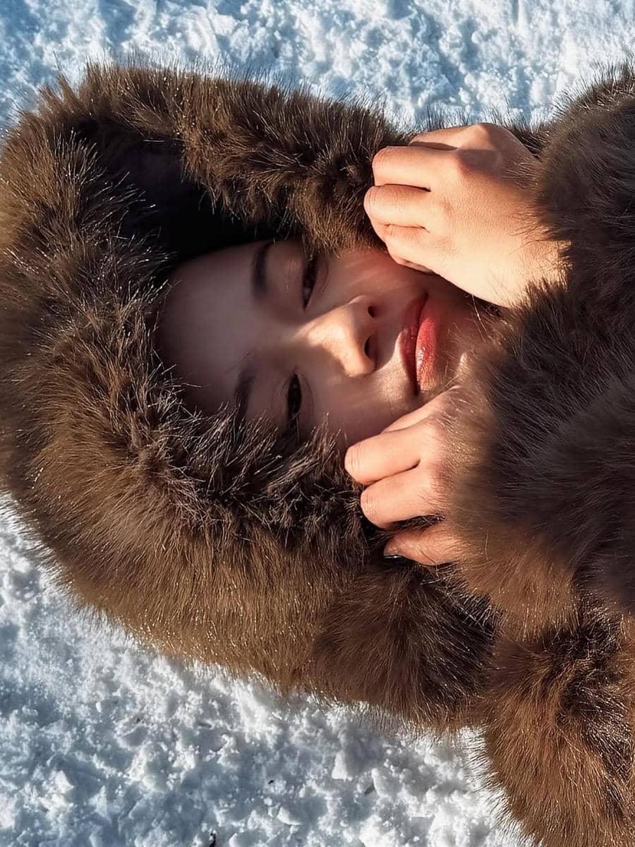 Diva Azzura saat mengunjungi Deogyusan National Park.