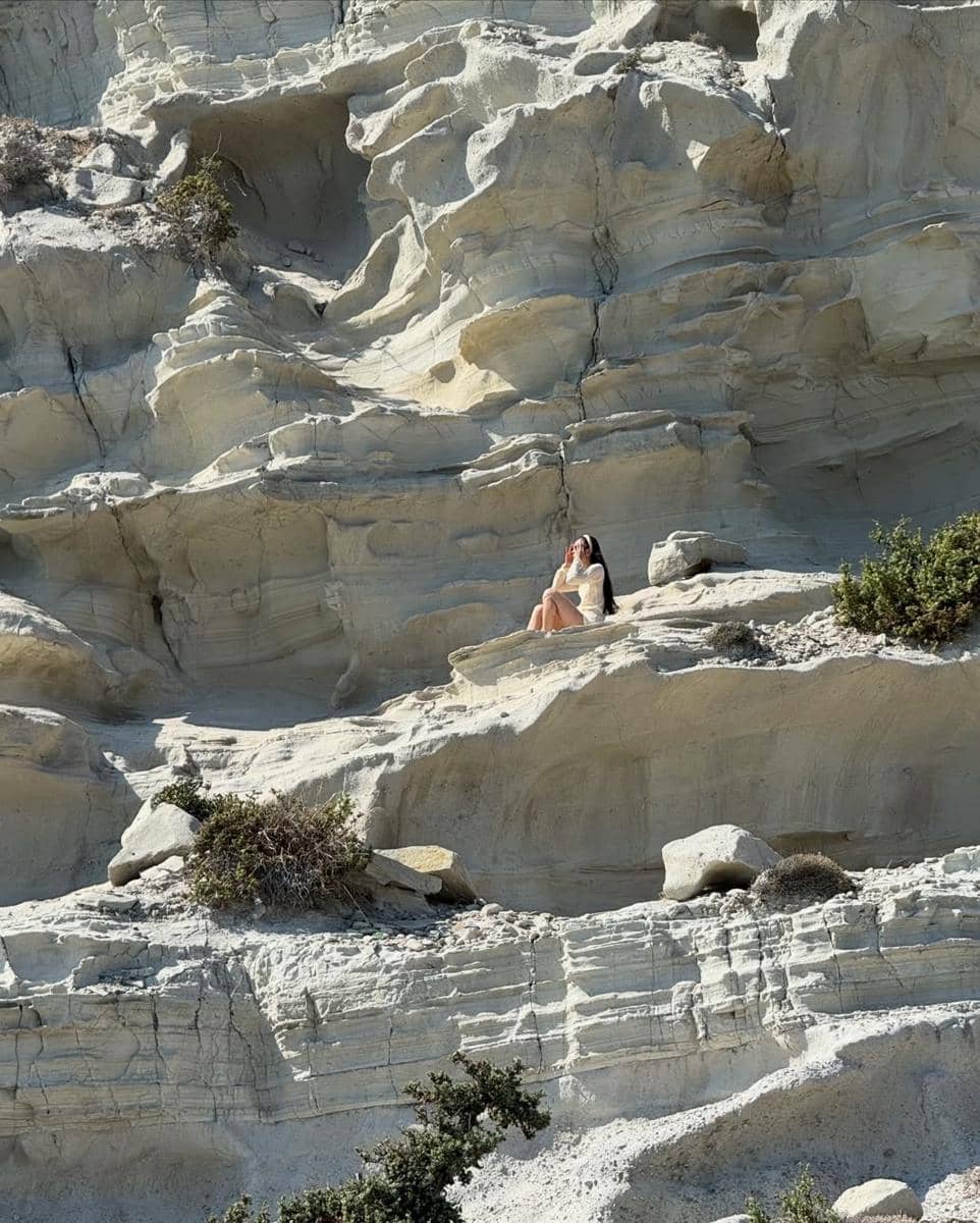 Yasmin Napper saat liburan ke Alaçatı