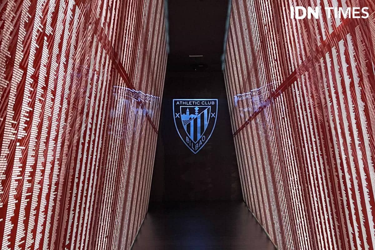 markas Athletic Club Bilbao, Stadion San Mames (IDN Times/Margith Damanik)