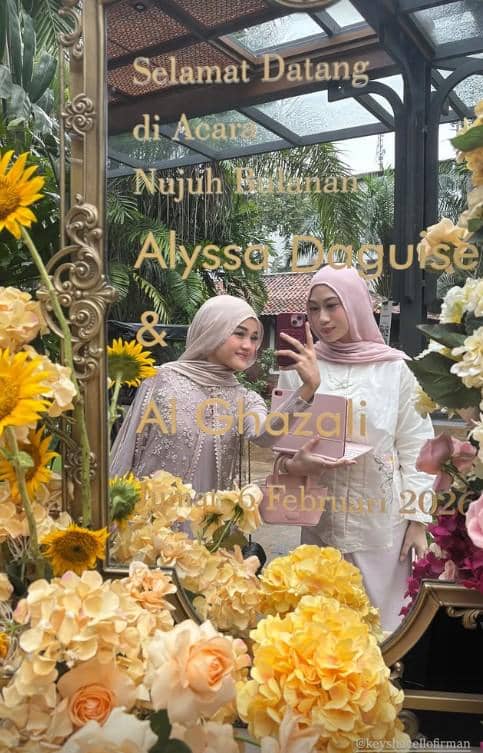 Tasyakuran Tujuh Bulan Kehamilan Alyssa Daguise (instagram.com/alyssadaguise)