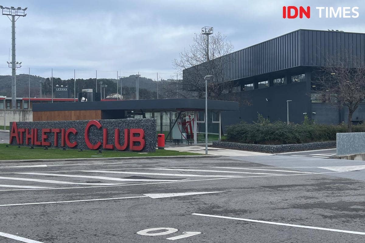 Gambaran suasana akademi Athletic Club Bilbao, Lezama, di Spanyol 