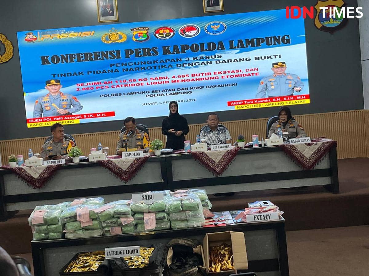 Siasat Truk Semangka Selundupkan 70 Kg Sabu, Upah Kurir Rp1,3 Miliar