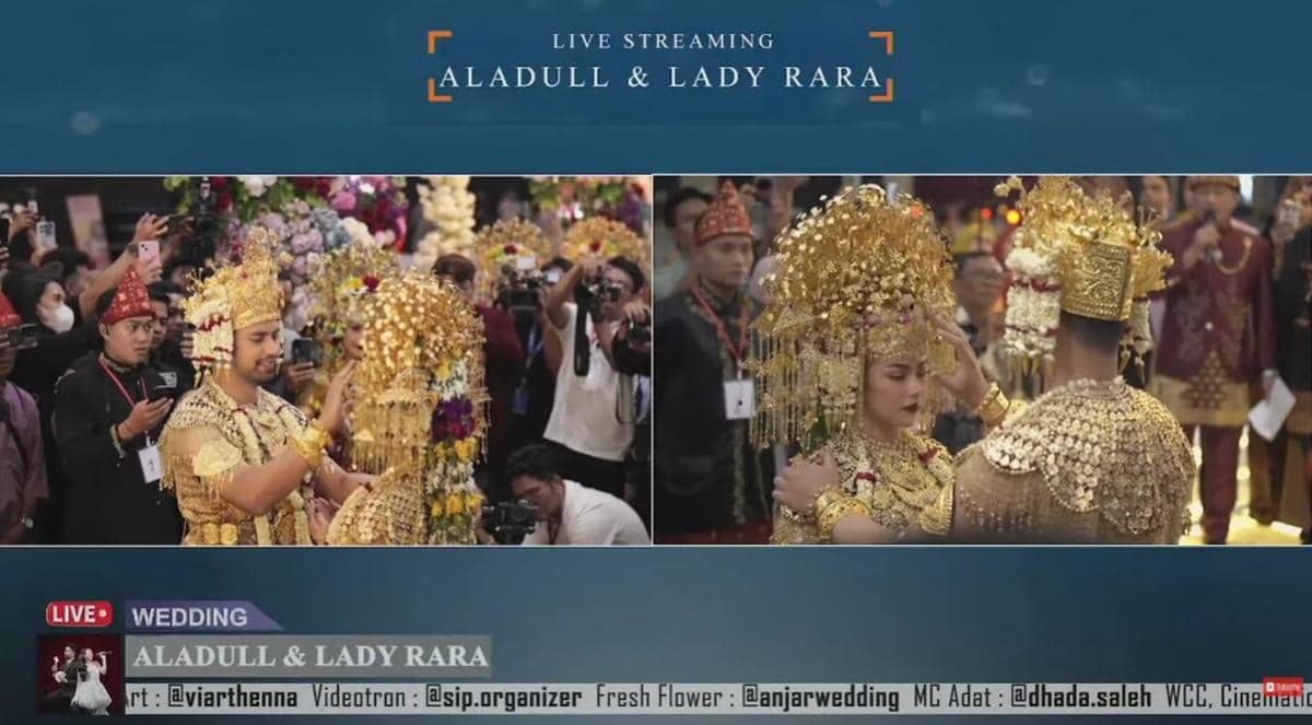 Akad Pernikahan Rara LIDA dan Aladull