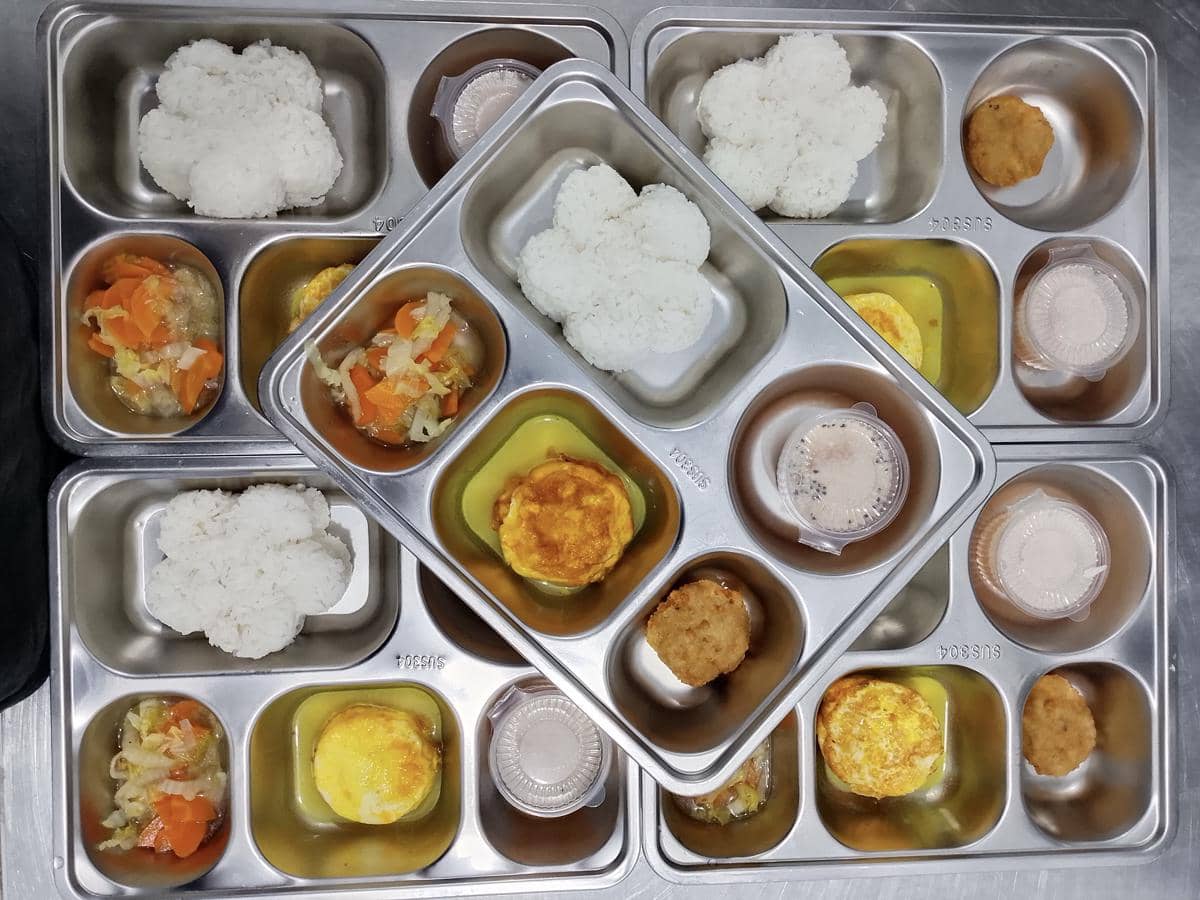 Menu MBG yang diduga penyebab siswa keracunan.