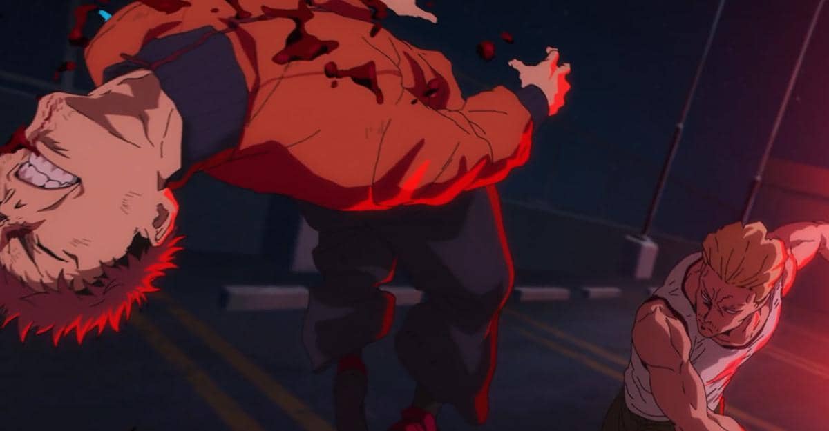 Hakari menghajar Yuji - Jujutsu Kaisen S3