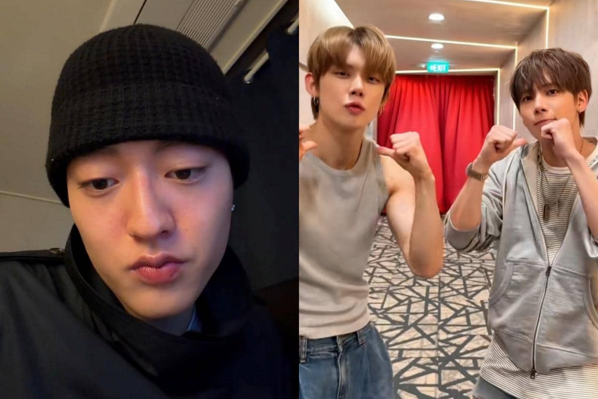 Haruto TREASURE dan TXT dengerin hipdut 