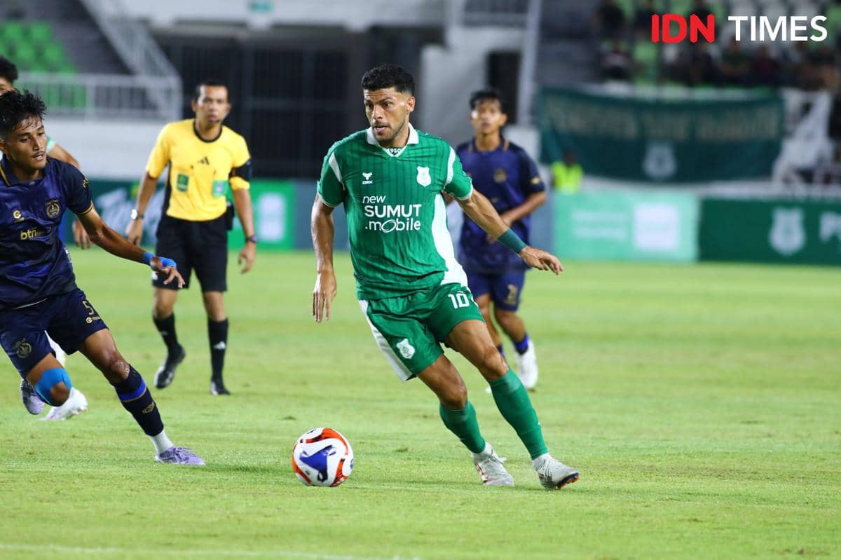 Pemain asing PSMS Vitor Barata (IDN Times/Doni Hermawan)