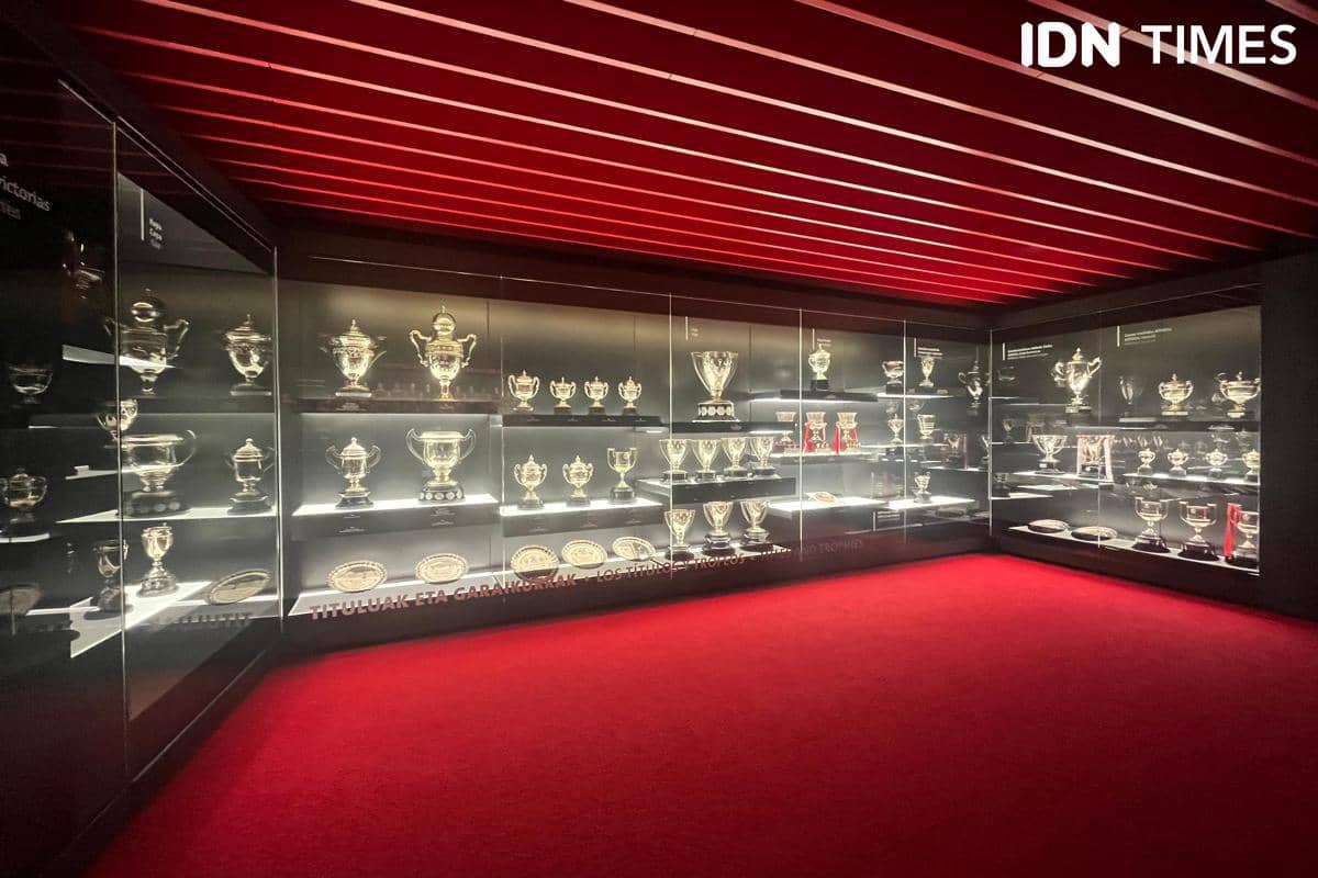 markas Athletic Club Bilbao, Stadion San Mames (IDN Times/Margith Damanik)