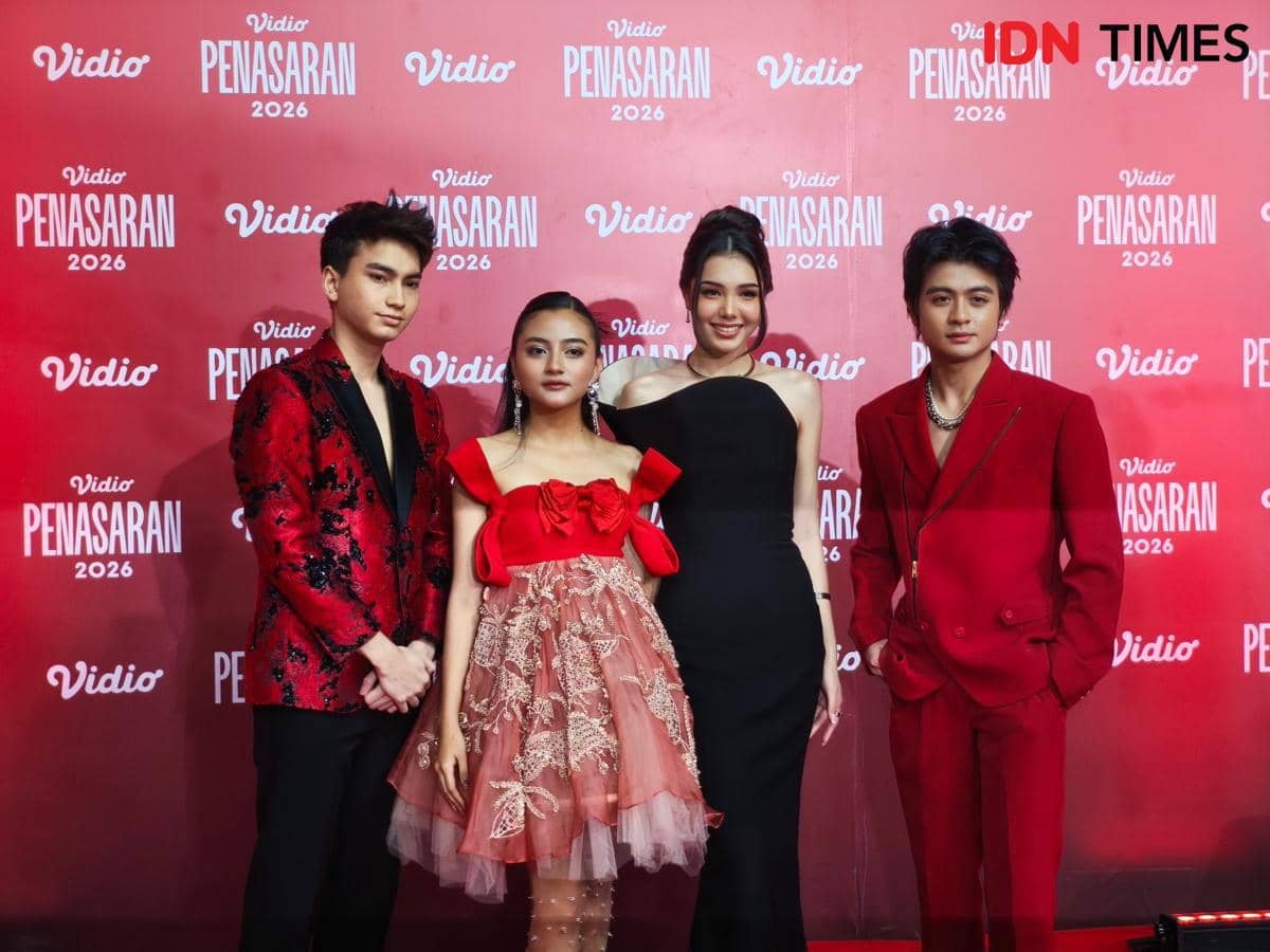 Potret artis di red carpet Vidio Penasaran 2026