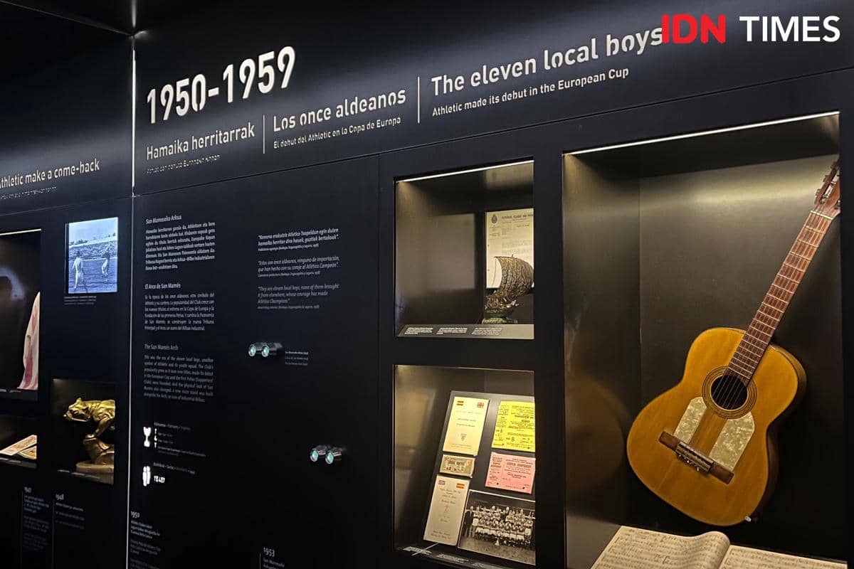 markas Athletic Club Bilbao, Stadion San Mames (IDN Times/Margith Damanik)