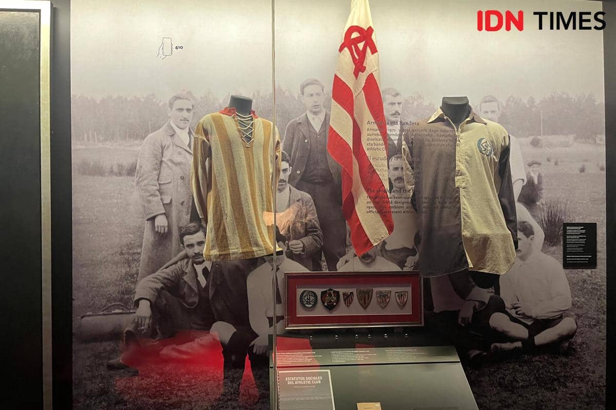 markas Athletic Club Bilbao, Stadion San Mames (IDN Times/Margith Damanik)