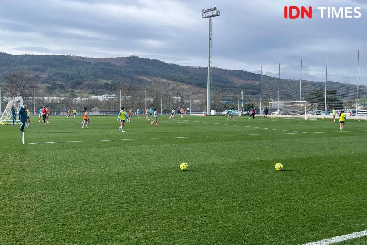 Gambaran suasana akademi Athletic Club Bilbao, Lezama, di Spanyol 