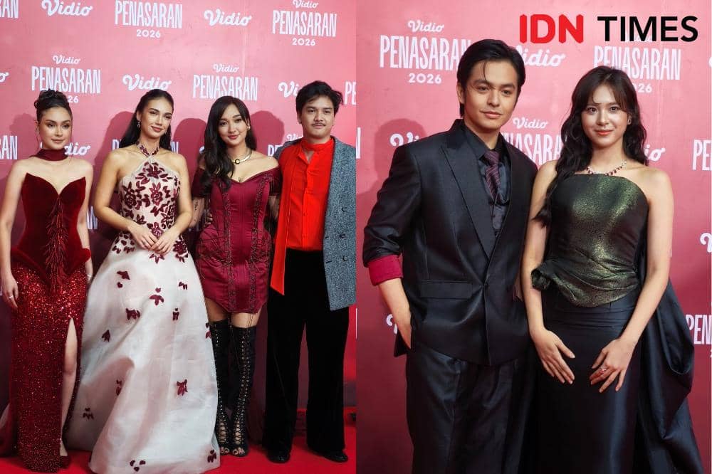 Potret artis di red carpet Vidio Penasaran 2026