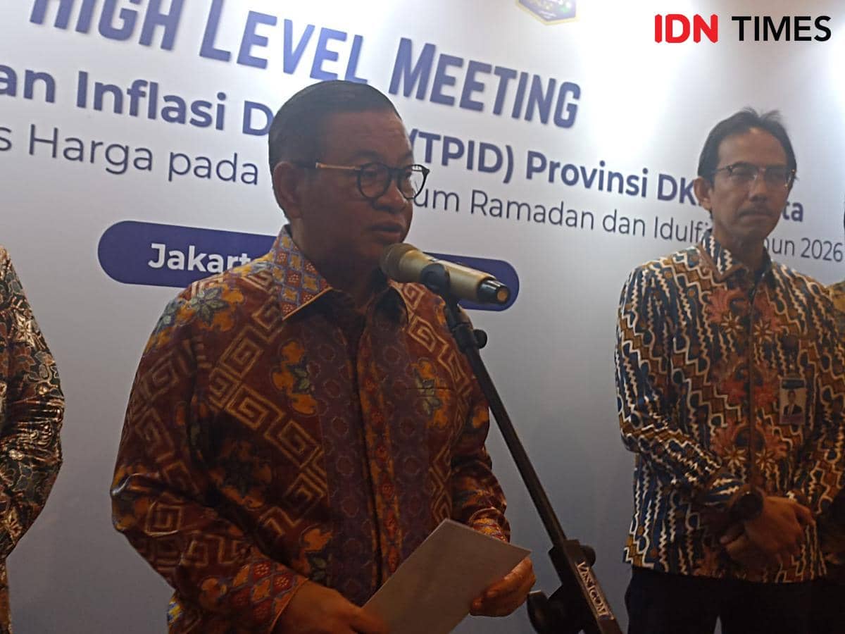 Gubernur DKI Jakarta Pramono Anung di Jakarta Pusat.